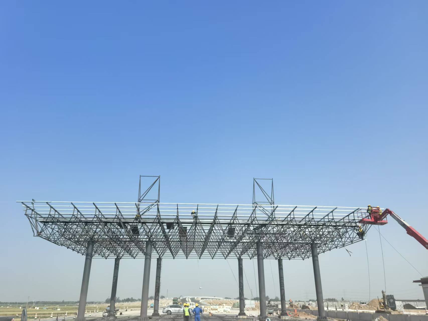 濟商高速收費站網(wǎng)架項目 濟商高速收費站網(wǎng)架項目